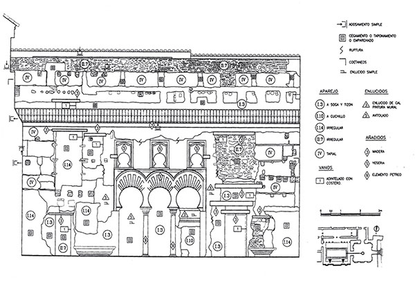 Análisis tipológico y constructivo del Patio del Yeso. Alcázar de Sevilla (Tabales, 2002)